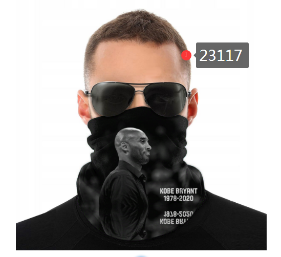 NBA 2021 Los Angeles Lakers #24 kobe bryant 23117 Dust mask with filter